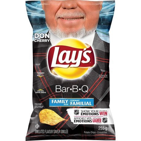 Lay's Potato Chips - Bar-B-Q 255g/9 oz.,  {Imported from Canada}