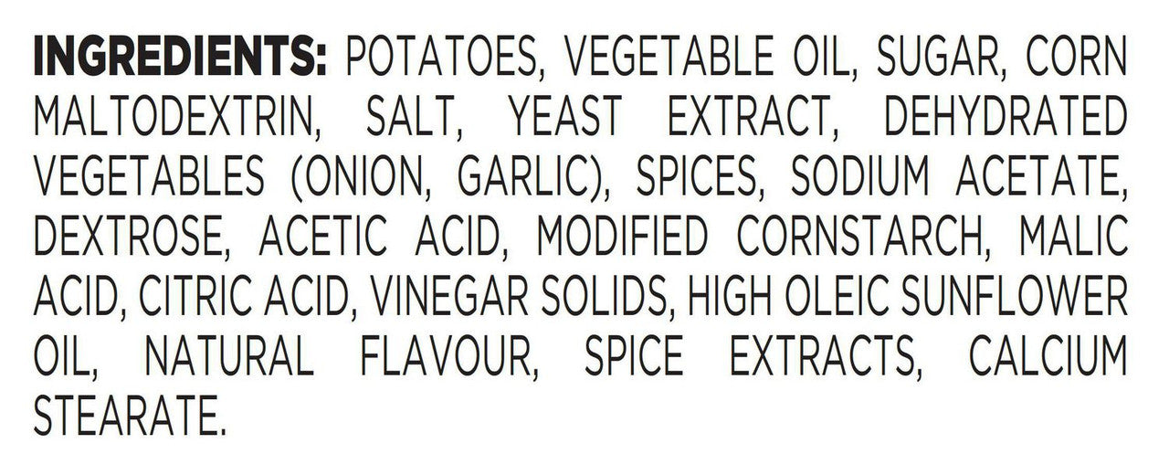 Ridgies All Dressed Gluten Free Potato Chips, One Large Bag, {Imported from Canada}