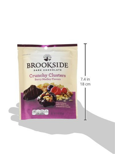 BROOKSIDE Crunchy Clusters Dark Chocolate Candy, 5 oz bag