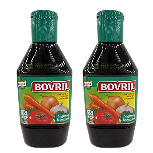 Knorr Bovril Vegetable Concentrated Liquid Stock, 250mL/8.45 fl.oz, (2pk) (Imported from Canada)