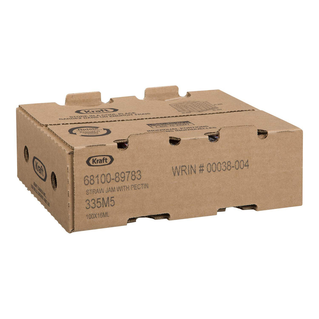 Kraft Pure Strawberry Jam, 16ml Packets, 200 Count, {Imported from Canada}