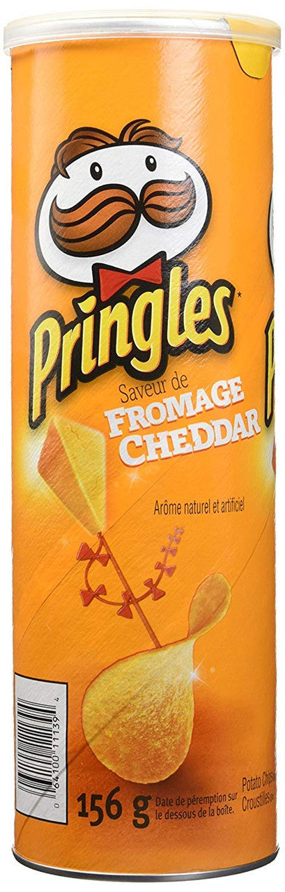 Pringles Cheddar Cheese Chips, 156g/5.5oz, (Imported from Canada)