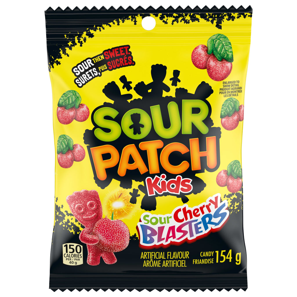 Maynards Sour Cherry Blasters Candy, 154g/5.4 oz. Bag