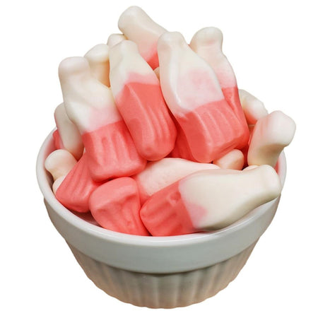 HUER Strawberry Frosty Bottles Gummy Candy, 50g/1.8 oz., Peg Bag, {Imported from Canada}