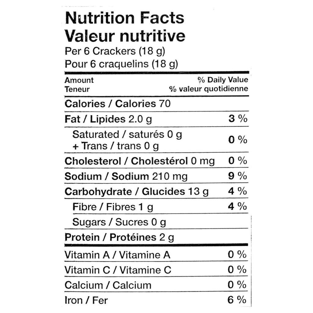 Christie Premium Plus Whole Wheat Crackers 500g/17.6oz (Imported from Canada)