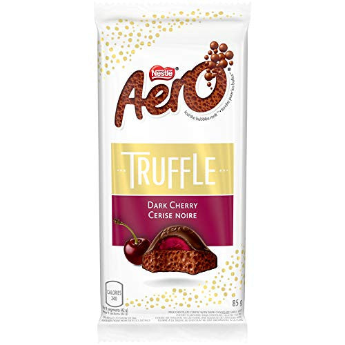AERO Dark Cherry Truffle Chocolate Bar, 85g/ 3oz, (Imported from Canada)