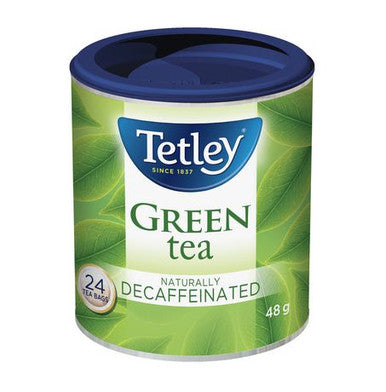 Tetley Naturally Decaffeinated Green Tea 24ct, 48g/1.7oz (Imported from Canada)