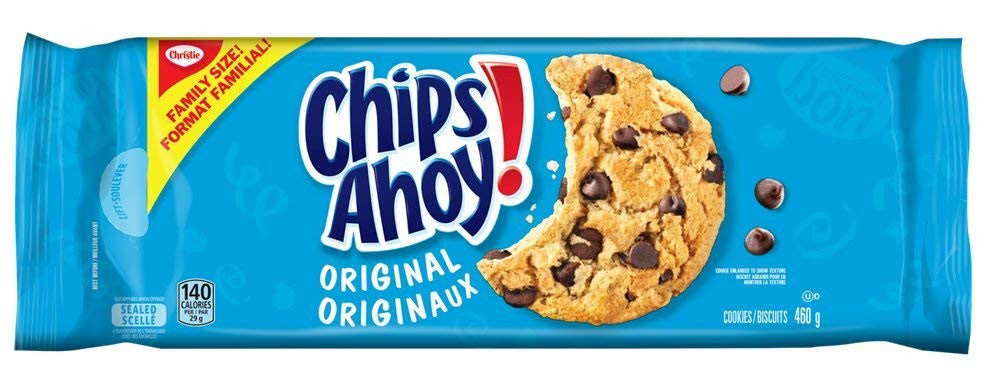 Chips Ahoy! Original Chocolate-Chip - Cookies, 460g/16.2oz., {Imported from Canada}