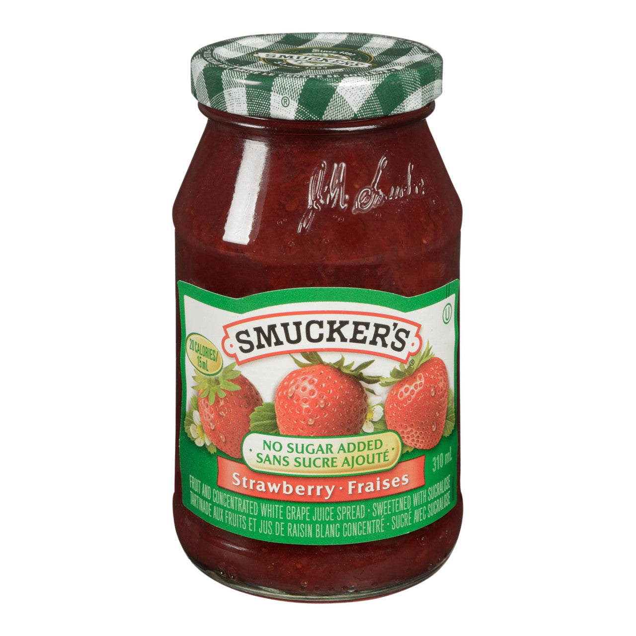 No Sugar Added Strawberry Jam, 310ml/10 oz., Jar {Imported from Canada}