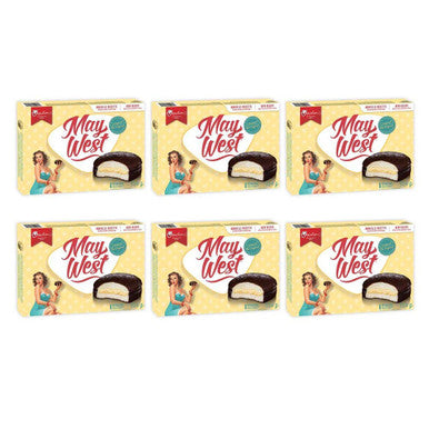 Vachon May West White Sponge Cakes 324g/11.4oz, 6-Pack {Imported from Canada}