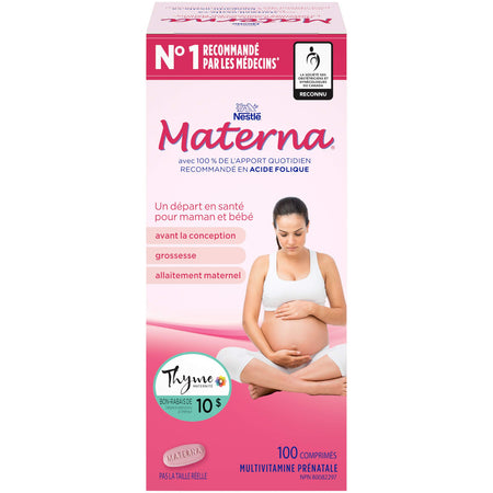 Materna CENTRUM prenatal postpartum vitamin & mineral supplement 100 tablets