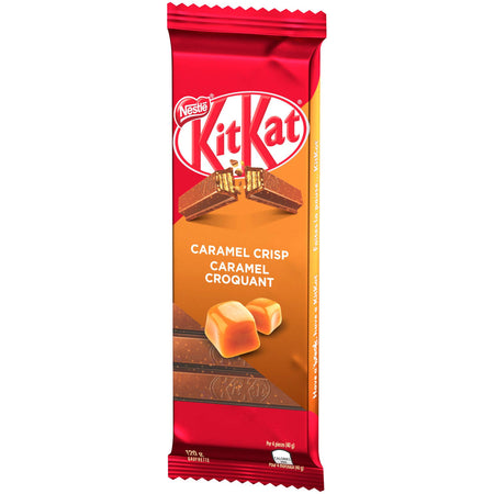NESTLE Kitkat Caramel Crisp Wafer Bar, 120g/4.2 oz., {Imported from Canada}