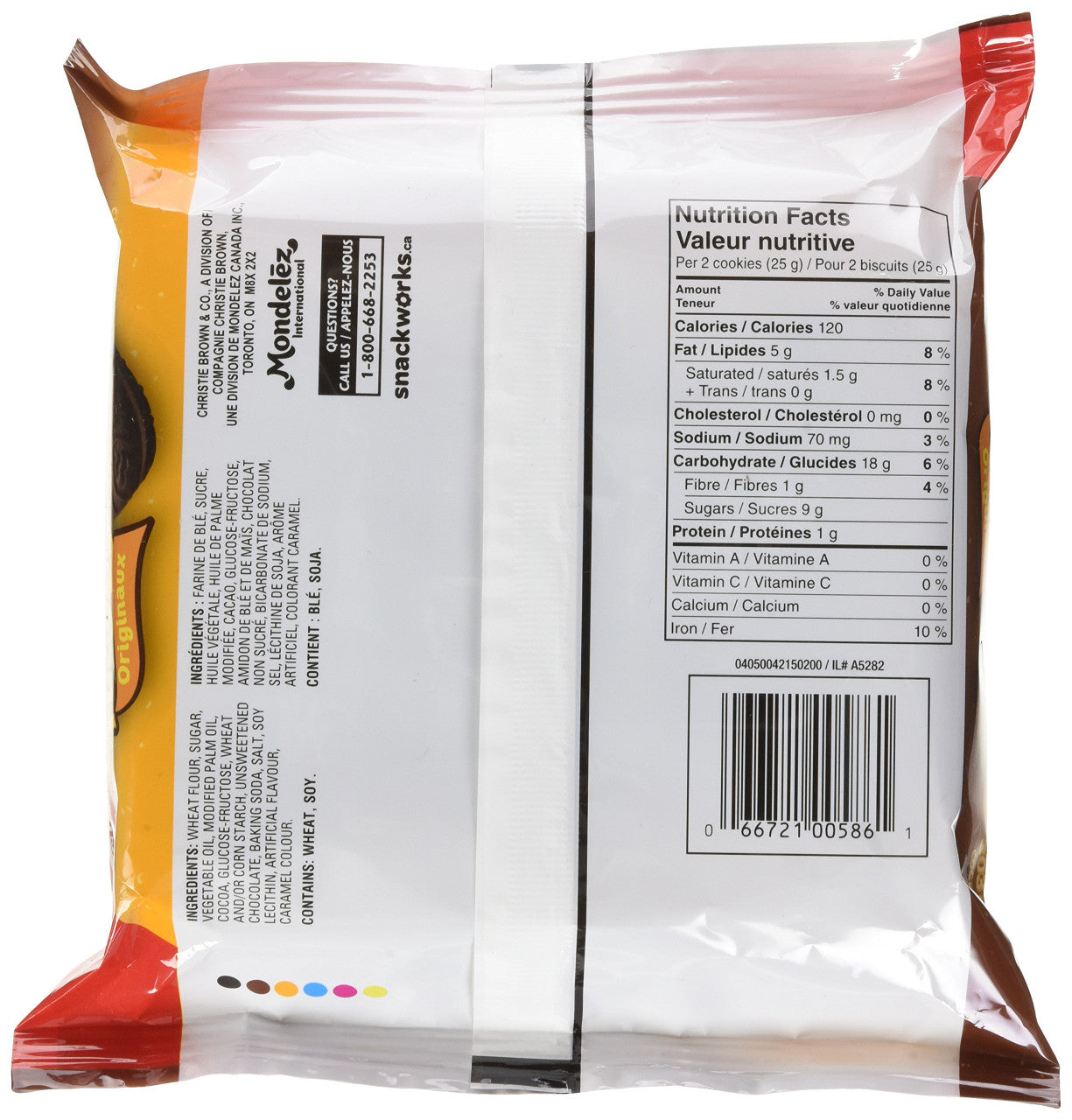 Christie Fudgeeo Original,Chocolate, Cookies, 303g/10.68oz,{Imported from Canada}