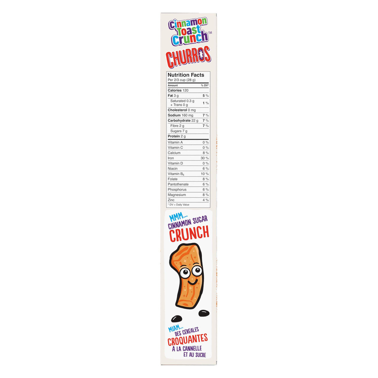 Cinnamon Toast Crunch Churros Cereal, 337g/11.9 oz., {Imported from Canada}