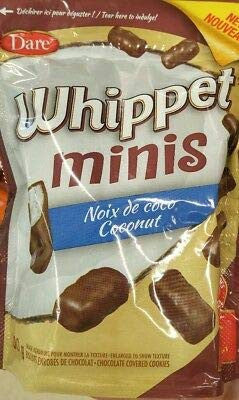 Dare Whippet Minis: Coconut, 200g/7.1oz., (1 Bag), {Imported from Canada}