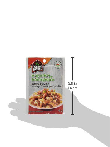 Club House, Organic Gravy Mix, Poutine, 45g/1.6oz, {Imported from Canada}