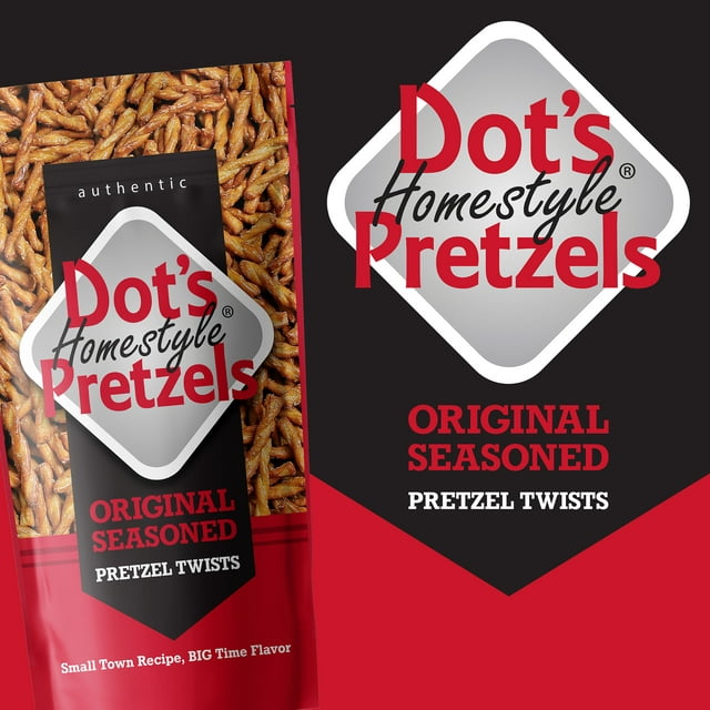 Dot's Original Homestyle Pretzel Twists, 454g, picture of bag.