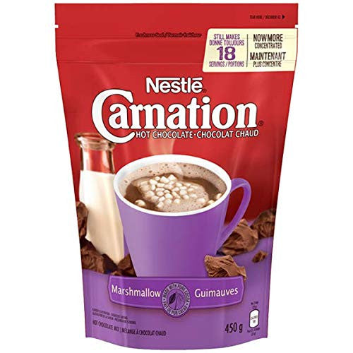 Nestle Carnation Hot Chocolate Marshmallow Cocoa, 450g/15.9oz, (Imported from Canada)