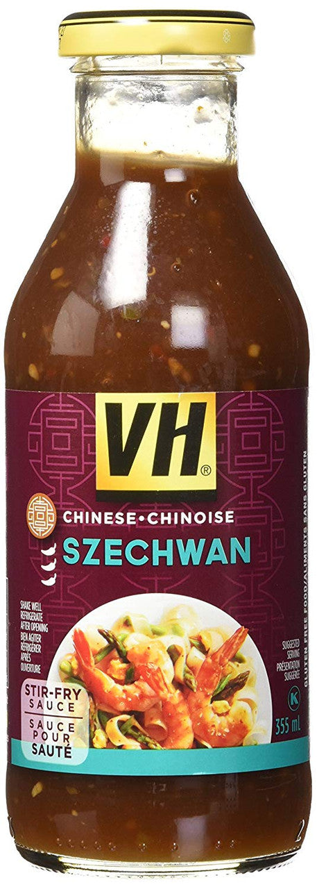 VH Szechwan Stir-Fry Sauce, 355ml/12oz., Jar, {Imported from Canada}