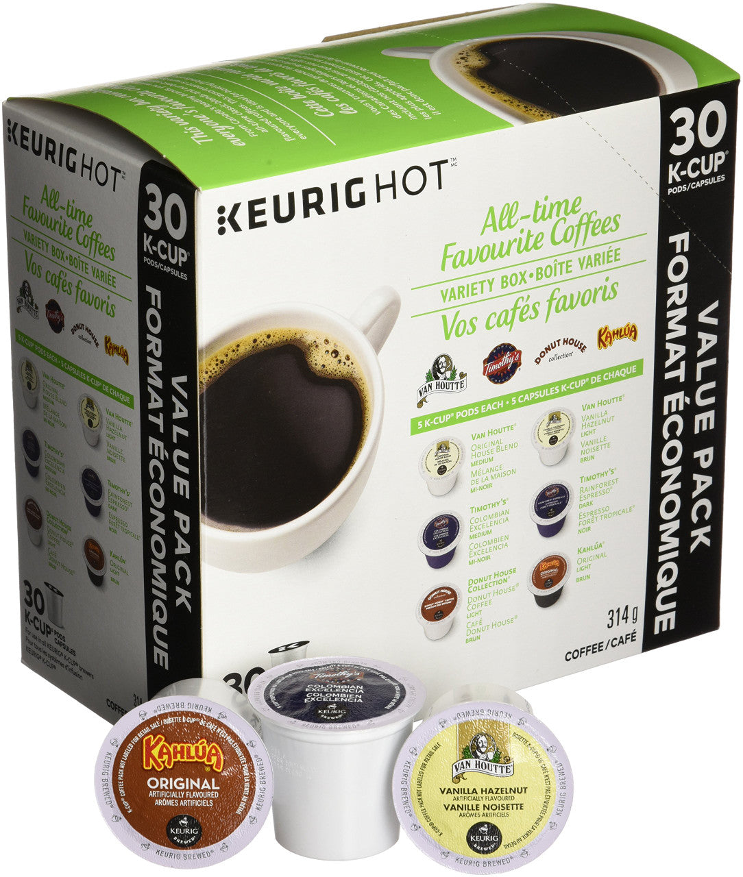 Keurig Favorite Coffees Variety Box K-Cups for Keurig brewers 30ct {Canadian}