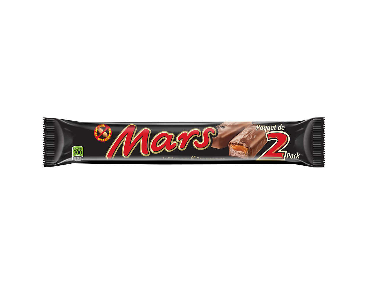 Mars 2-Piece King Size Chocolate Bars, (85g/3 oz.,) 24-Count {Imported from Canada}