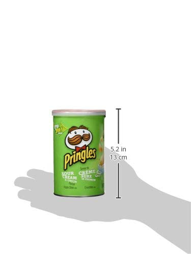 Pringles Sour Cream & Onion Potato Chips, 68g/2.4oz, (12 Pack) (Imported from Canada)