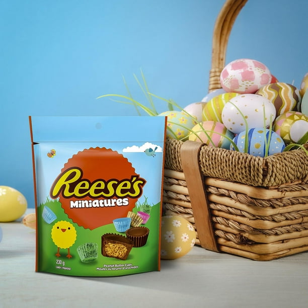 Reese's Easter Mini Chocolate Peanut Butter Cups, 230g/8 oz. Bag (Imported from Canada)