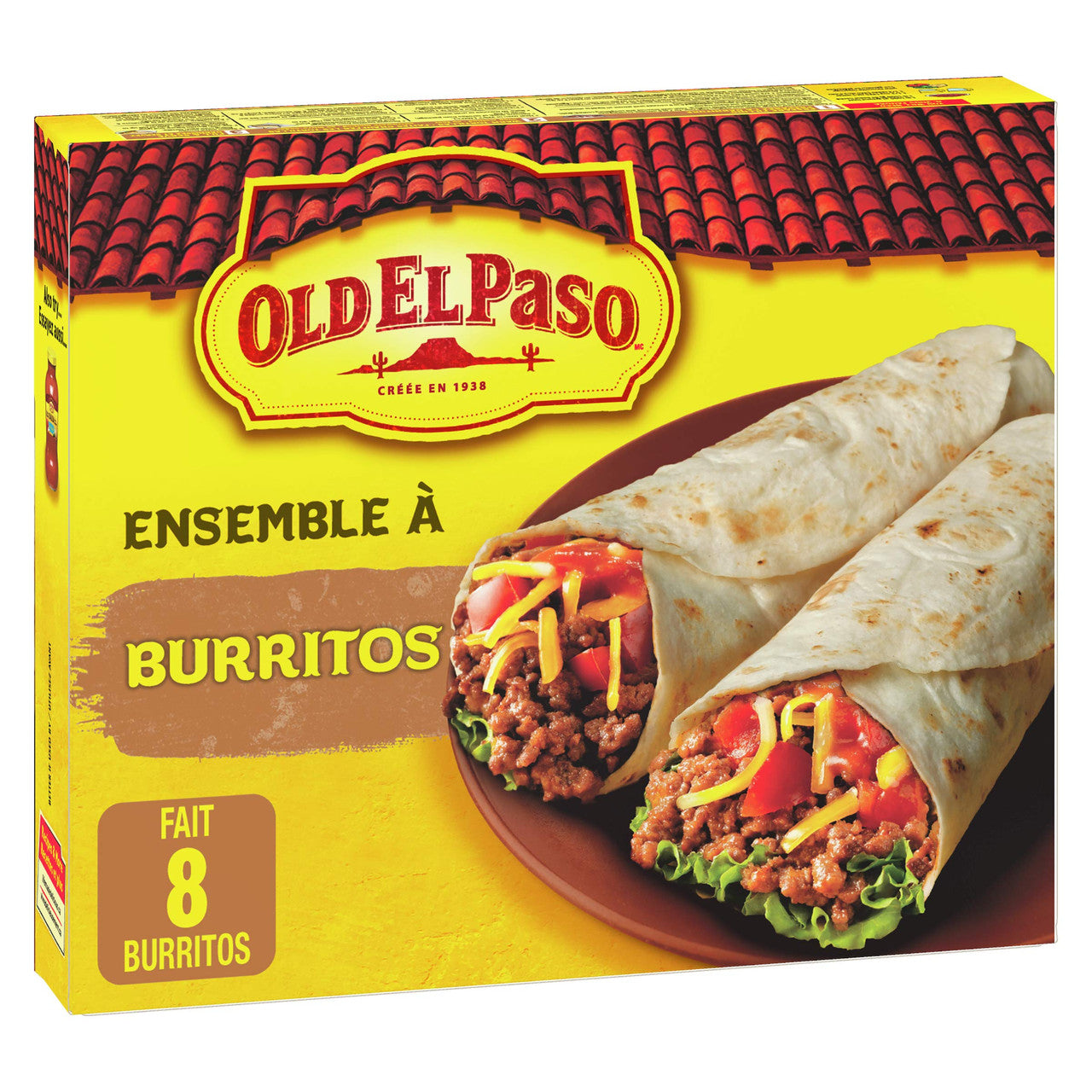 Old El Paso Burrito Dinner Kit, 510g/18 oz., 8 per box, (12 Pack) {Imported from Canada}