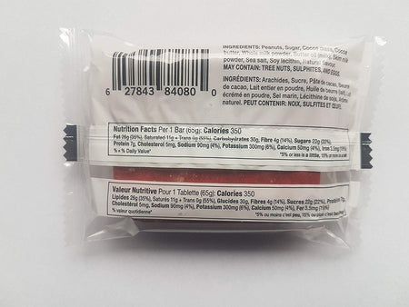 Cuban Lunch Chocolate Bar with Peanuts Candy (6pk) 65g/2.3 oz. Per Bar {Imported from Canada}