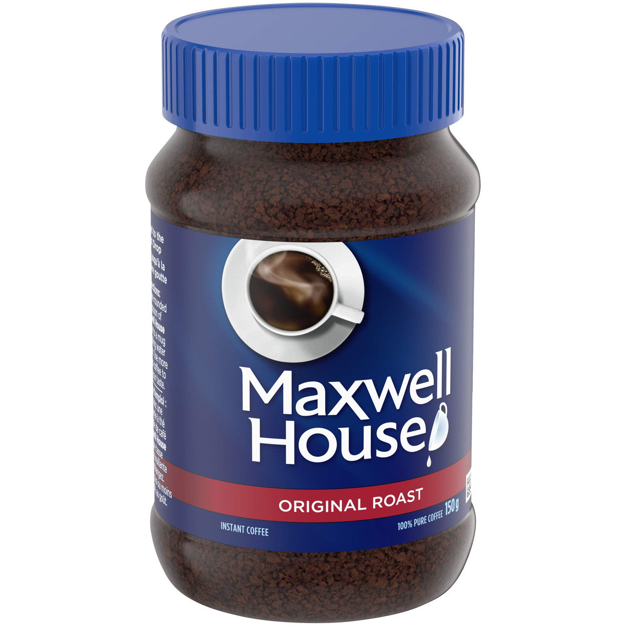 Maxwell House Original Roast Instant Coffee, 150g/5.3 oz., (Pack of 12) {Imported from Canada}