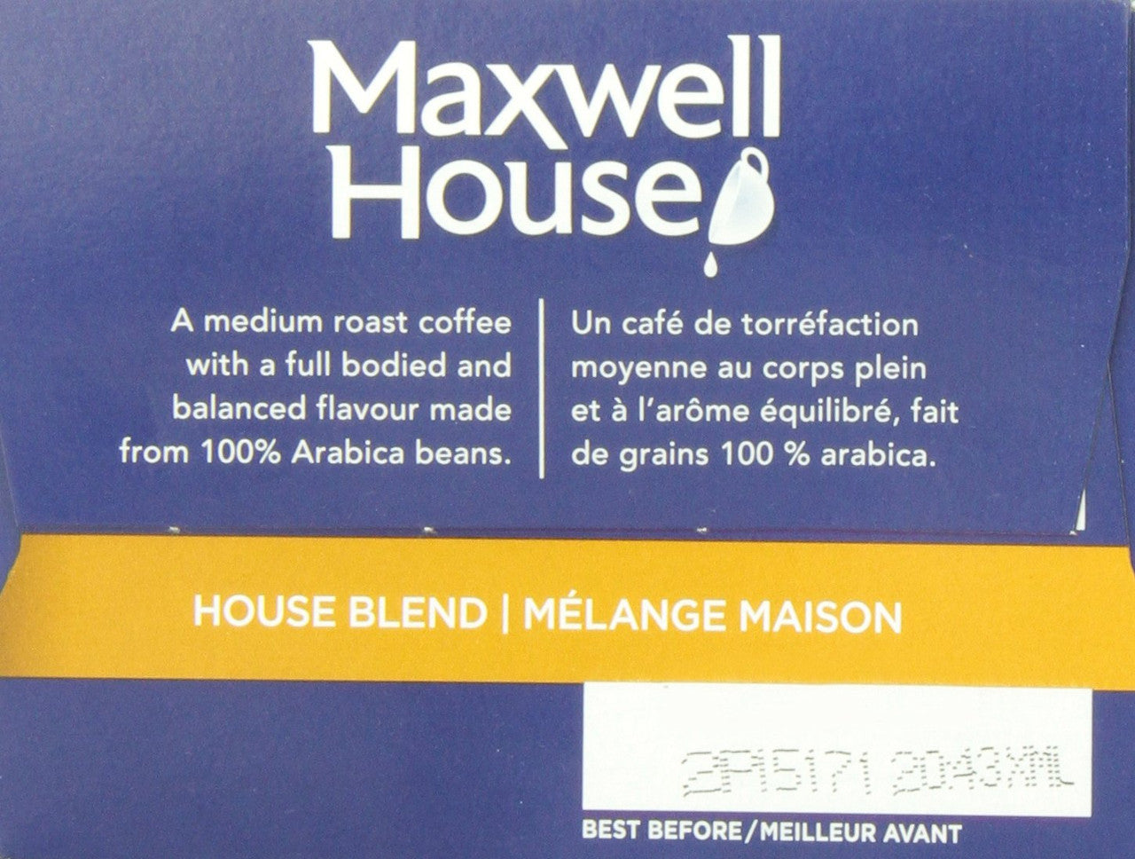Maxwell House, House Blend Coffee Pods, Keurig , 12ct {Imported from Canada}