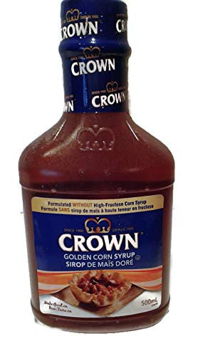 Crown Golden Corn Syrup, 2ct, 500 mL/16.9oz., Bottles, {Imported from Canada}