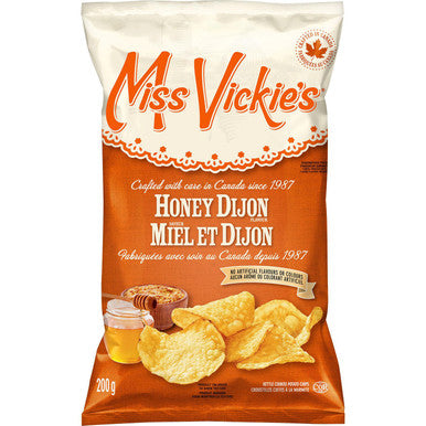 Miss Vickies Kettle Cooked Honey Dijon, 200g/7.1oz, (Imported from Canada)