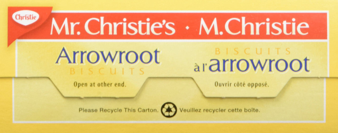 Mr Christie's The Original Arrowroot Biscuits Cookie 350g/12.3oz, 12 Pack, {Imported from Canada}
