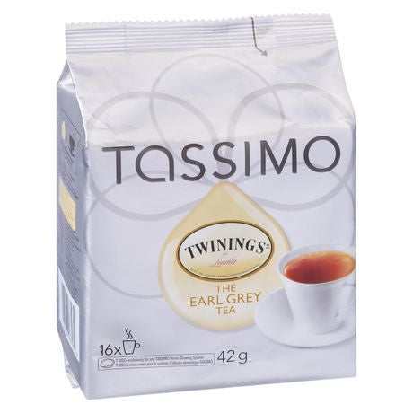 Tassimo Twinings Earl Grey Tea (16) Single Serve T-Discs {Imported from Canada}