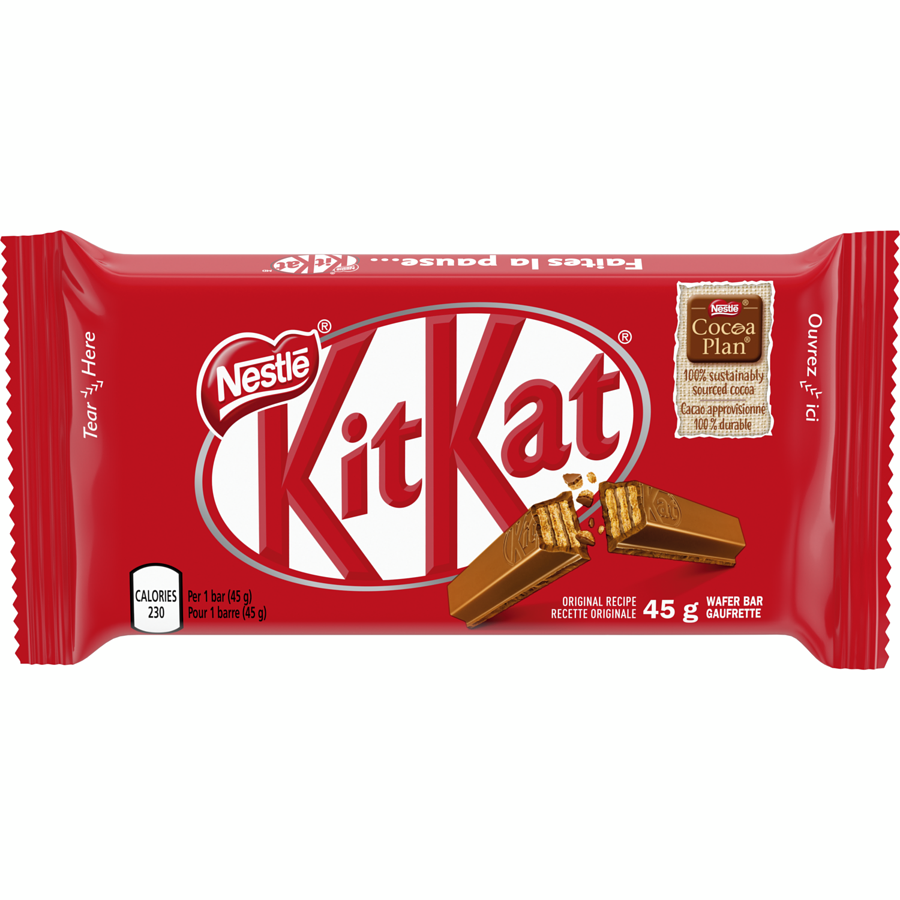 White Chocolate Kit Kat Candy Bars: 24-Piece Box