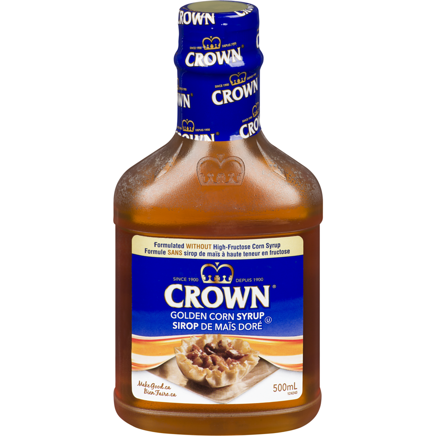 Crown Golden Corn Syrup, 500ml/16.9 fl oz., {Imported from Canada}