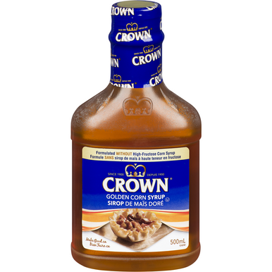 Crown Golden Corn Syrup, 500ml/16.9 fl oz., {Imported from Canada}