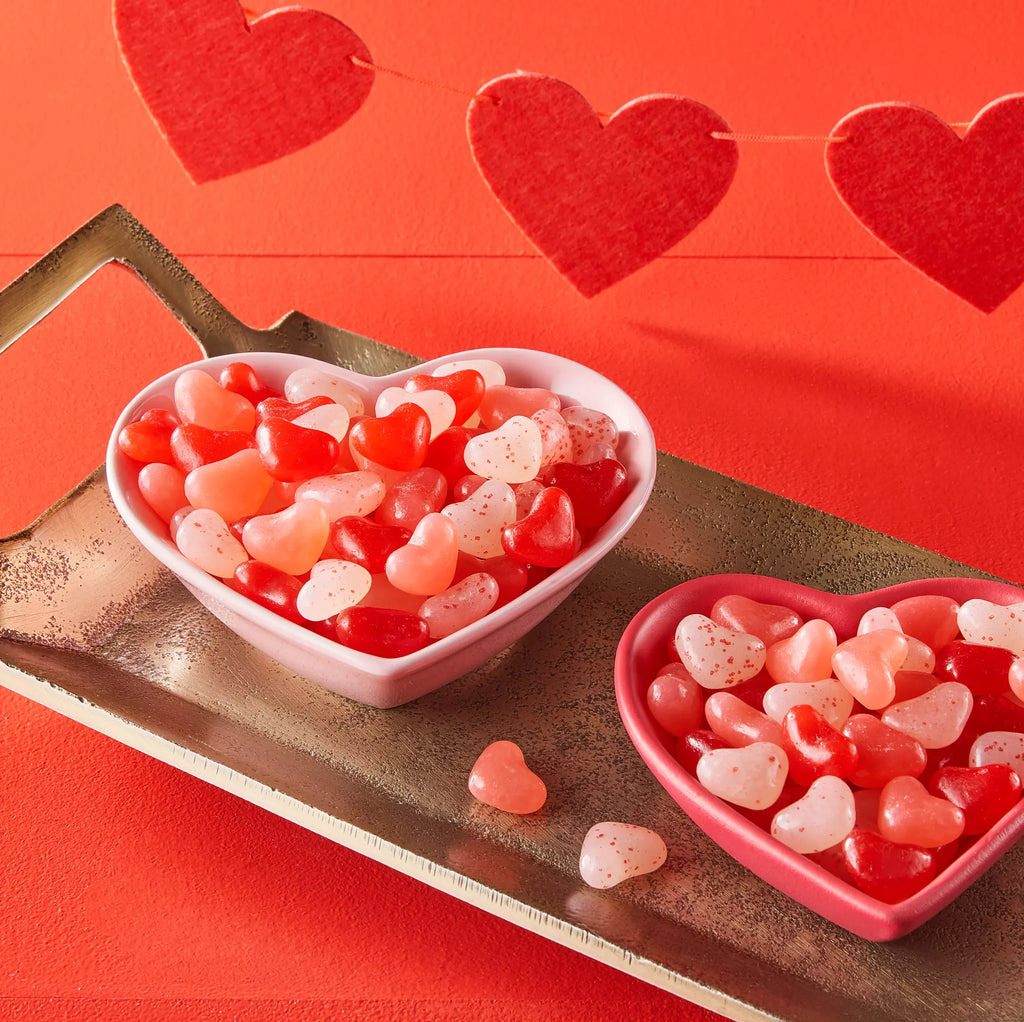 Jolly Rancher Jelly Hearts, Cherry, Strawberry & Watermelon Flavors, 250g/8.75 oz