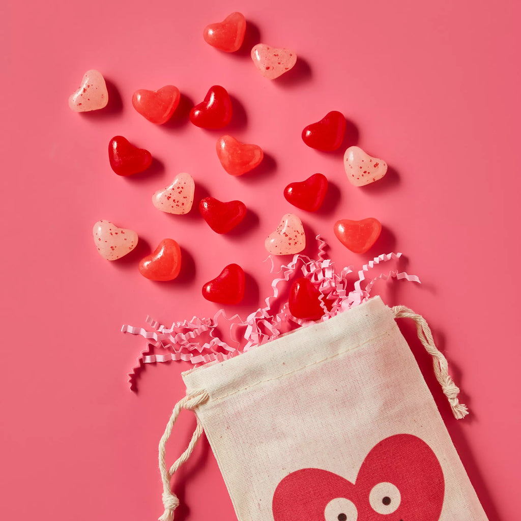 Jolly Rancher Jelly Hearts, Cherry, Strawberry & Watermelon Flavors, 250g/8.75 oz