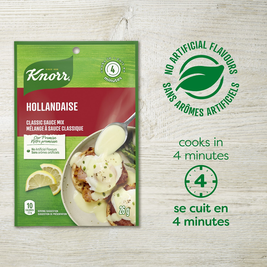 Knorr Classic Sauce Mix, Hollandaise, 26g/.9 oz., {Imported from Canada}