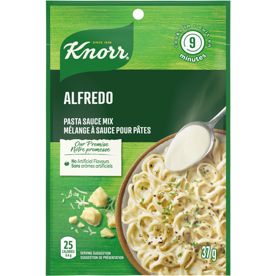 Knorr Pasta Sauce Mix, Alfredo, 37g/1.3oz {Imported from Canada}