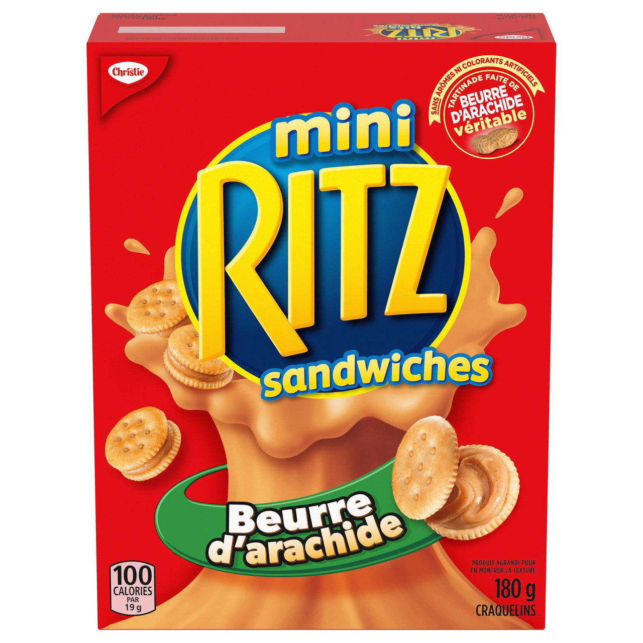 Ritz Bits Sandwiches Peanut Butter Flavour 180g/6.35oz {From Canada}