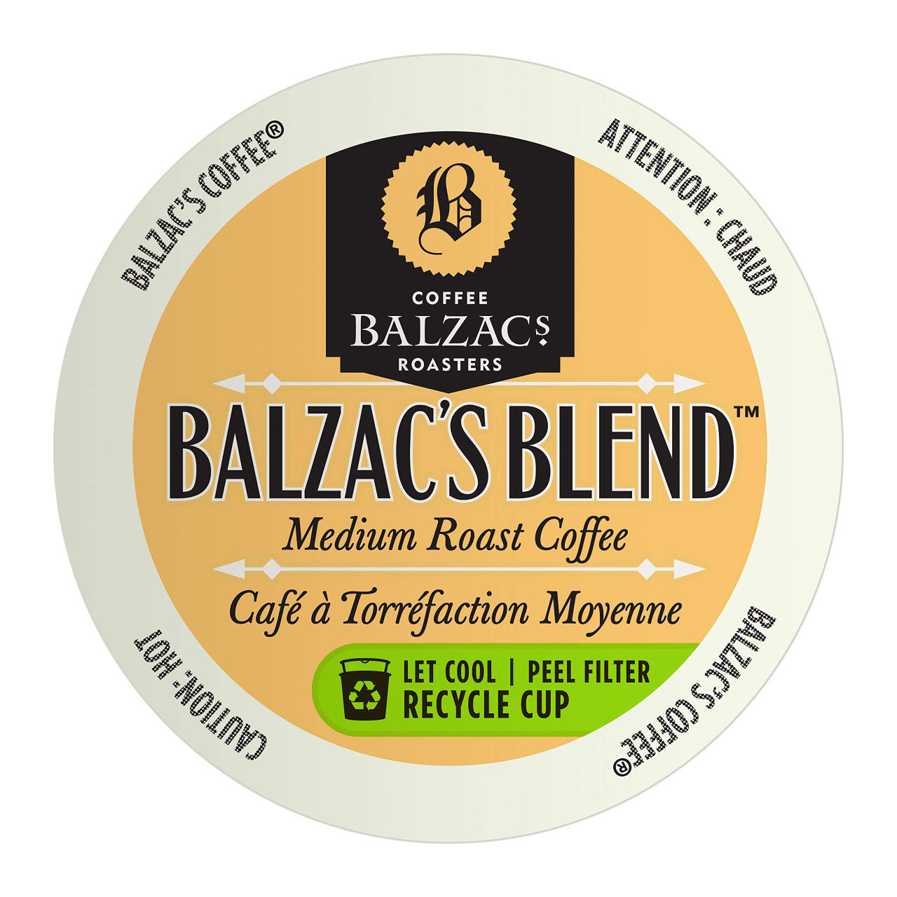 Balzac's Coffee Roasters Balzac's Blend, (24pk) {Imported from Canada}