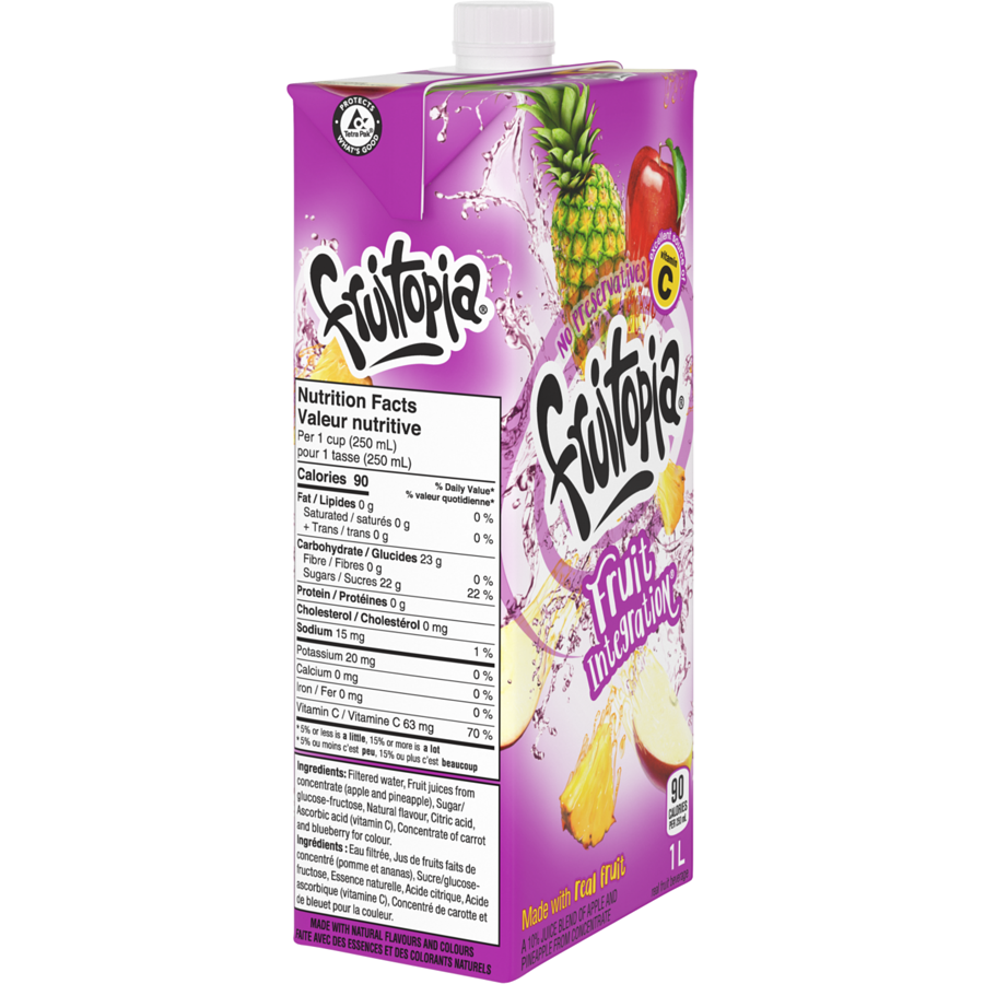 Fruitopia Fruit Integration Juice, 1 L/35 fl. oz. Bottle {Imported from Canada}