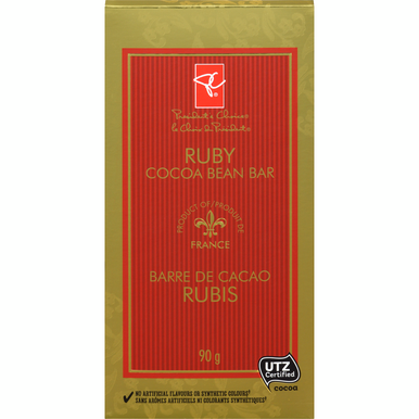 Presidents Choice Ruby Cocoa Bean Chocolate Bar - 90g/3.15 oz.  {Imported from Canada}