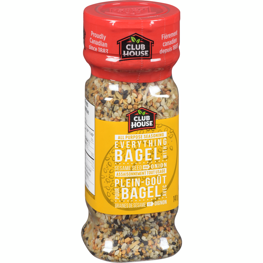 Club House Everything Bagel Seasoning, 141g/5 oz. Shaker