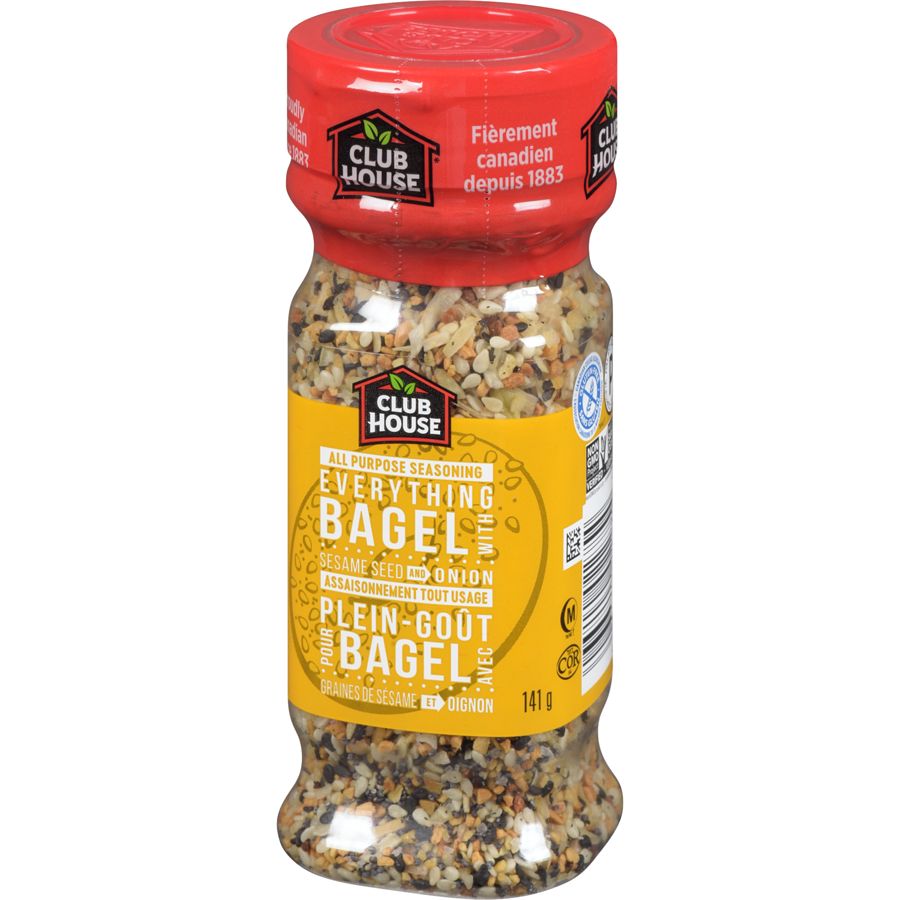 Club House Everything Bagel Seasoning, 141g/5 oz. Shaker