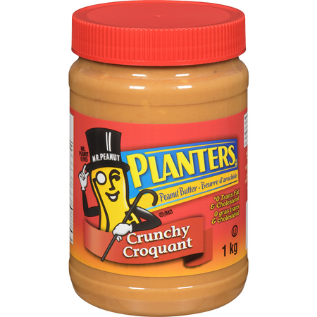 Planters Crunchy Peanut Butter – 1kg (35.3 oz) - Front