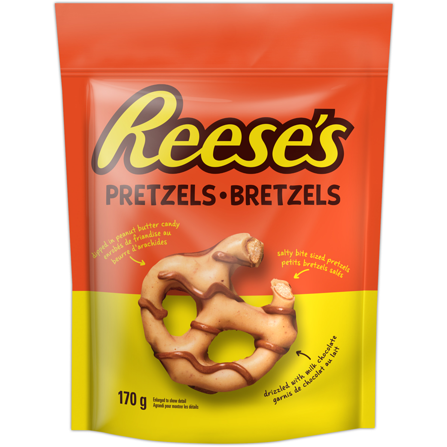 Reese's Peanut Butter Dipped Pretzels, 170g/6 oz. Bag {Imported from Canada}